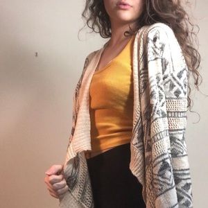 Patterned cardigan